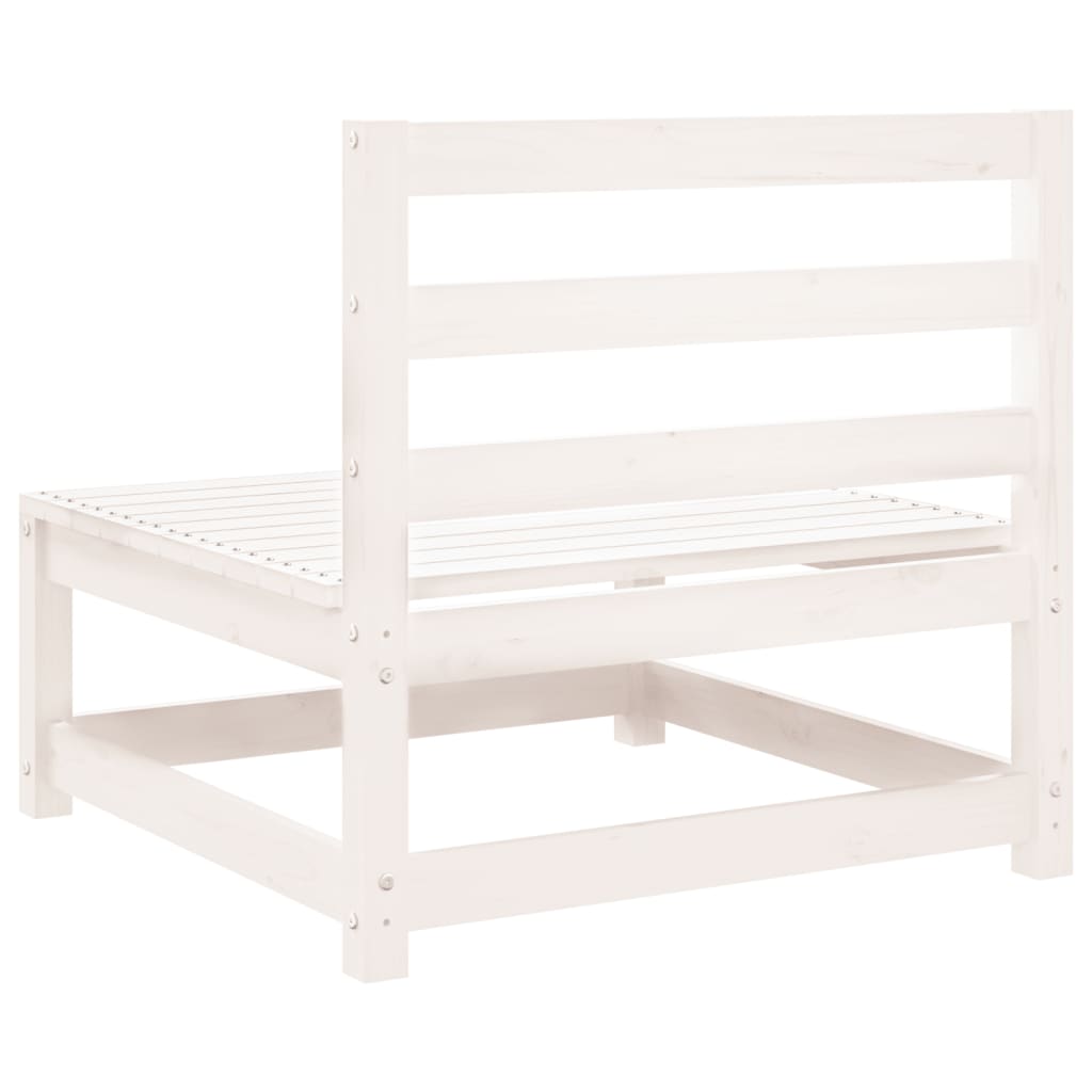 vidaXL Canapele grădină fără cotiere, 3 buc., alb, 70x70x67 cm vidaXL Canapele grădină fără cotiere, 3 buc., alb, 70x70x67 cm
