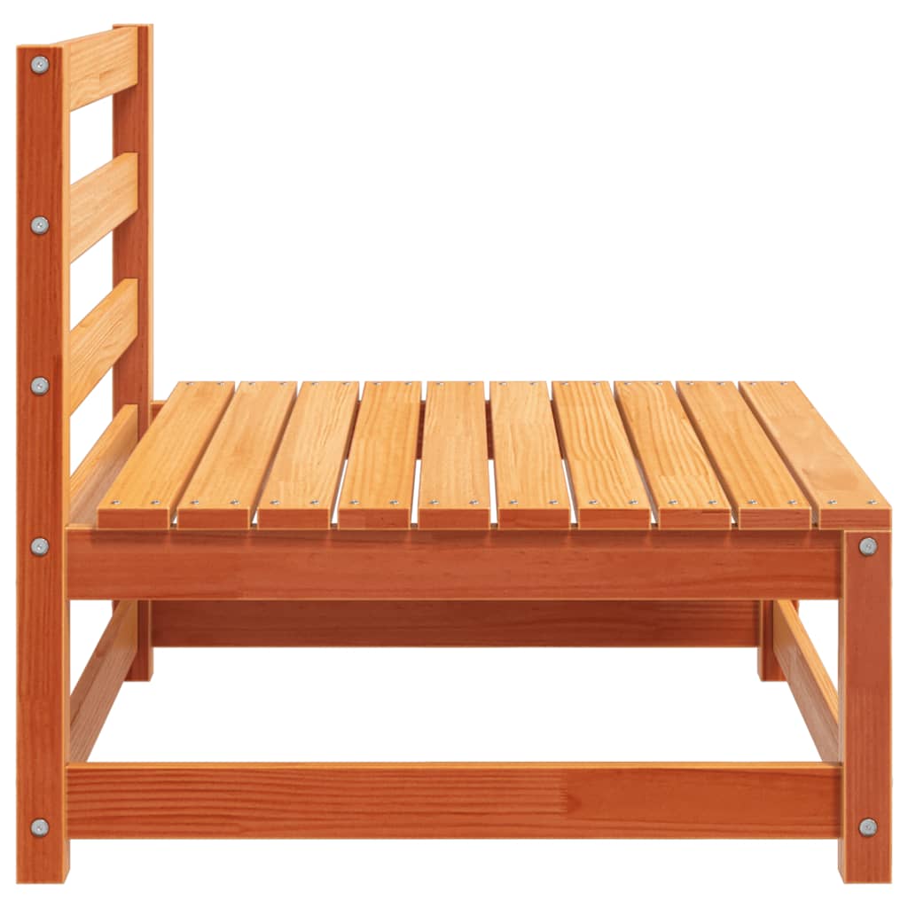 vidaXL Canapele grădină fără cotiere, 3 buc., maro ceruit, 70x70x67 cm vidaXL Canapele grădină fără cotiere, 3 buc., maro ceruit, 70x70x67 cm