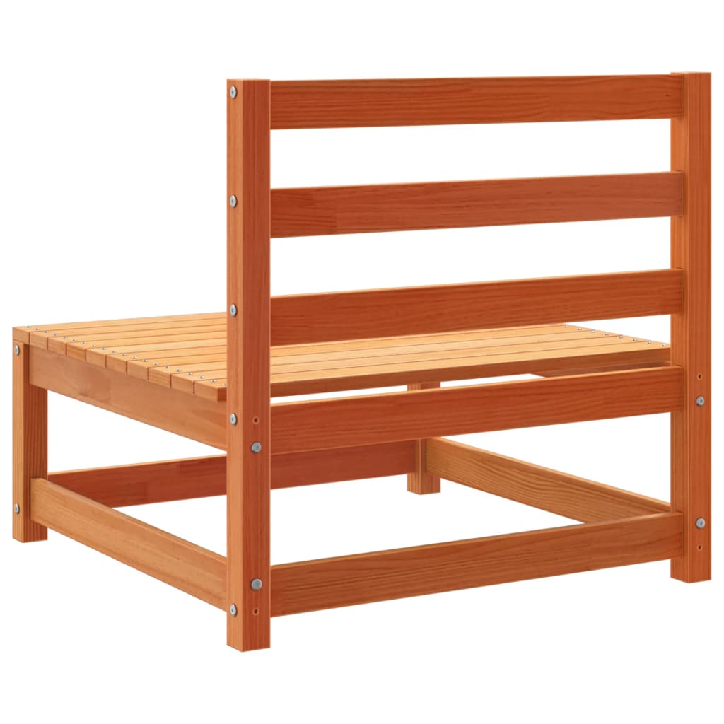 vidaXL Canapele grădină fără cotiere, 3 buc., maro ceruit, 70x70x67 cm vidaXL Canapele grădină fără cotiere, 3 buc., maro ceruit, 70x70x67 cm