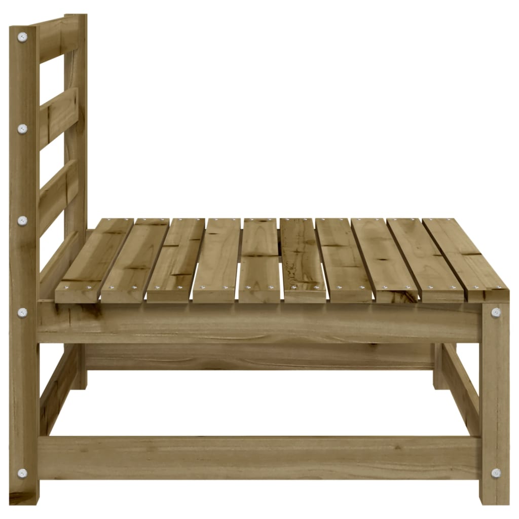 vidaXL Canapele grădină fără cotiere 3 buc. 70x70x67cm lemn pin tratat vidaXL Canapele grădină fără cotiere 3 buc. 70x70x67cm lemn pin tratat