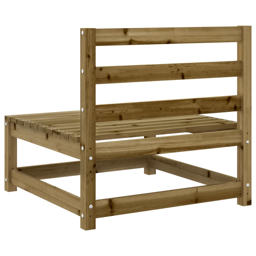 vidaXL Canapele grădină fără cotiere 3 buc. 70x70x67cm lemn pin tratat vidaXL Canapele grădină fără cotiere 3 buc. 70x70x67cm lemn pin tratat
