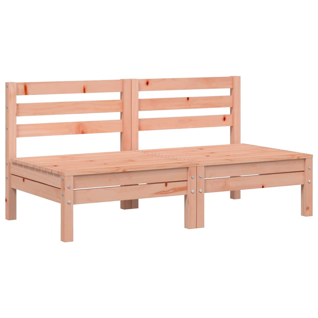 vidaXL Canapele de grădină fără cotiere, 2 buc., lemn masiv douglas vidaXL Canapele de grădină fără cotiere, 2 buc., lemn masiv douglas