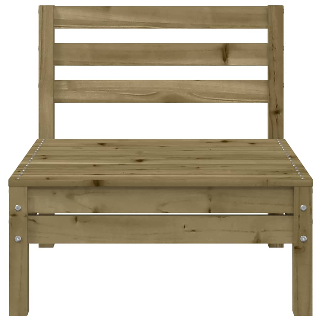 vidaXL Canapele de grădină fără cotiere, 2 buc., lemn de pin tratat vidaXL Canapele de grădină fără cotiere, 2 buc., lemn de pin tratat