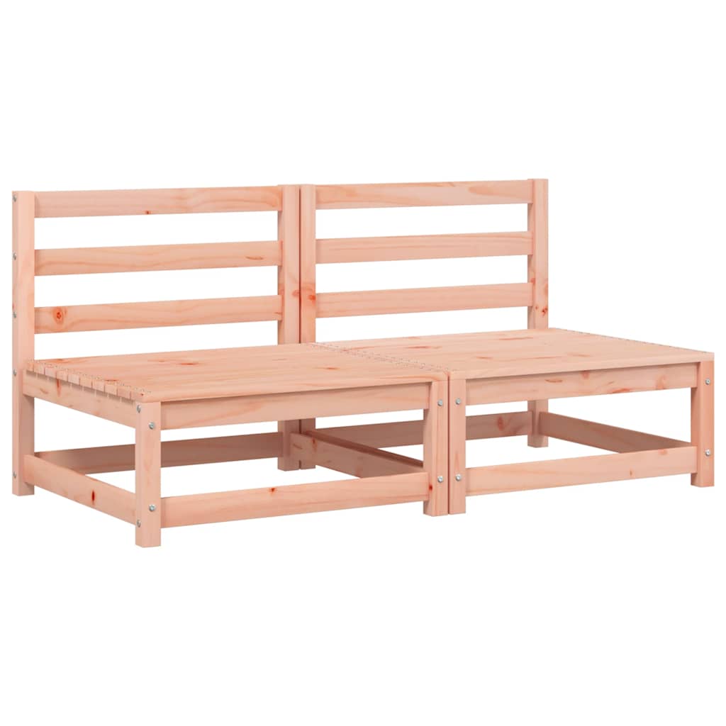 vidaXL Canapele de grădină fără cotiere, cu perne, 2 buc. vidaXL Canapele de grădină fără cotiere, cu perne, 2 buc.