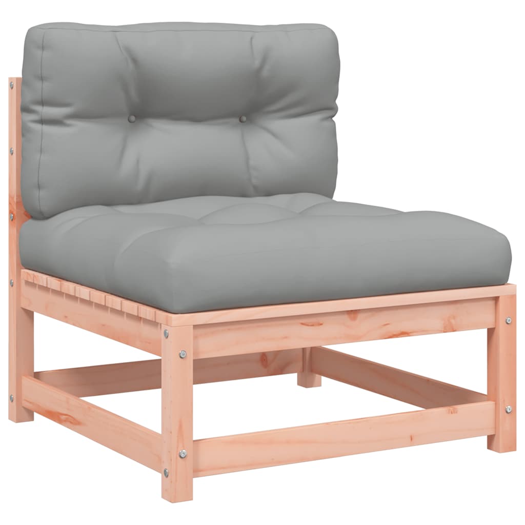 vidaXL Canapele de grădină fără cotiere, cu perne, 2 buc. vidaXL Canapele de grădină fără cotiere, cu perne, 2 buc.