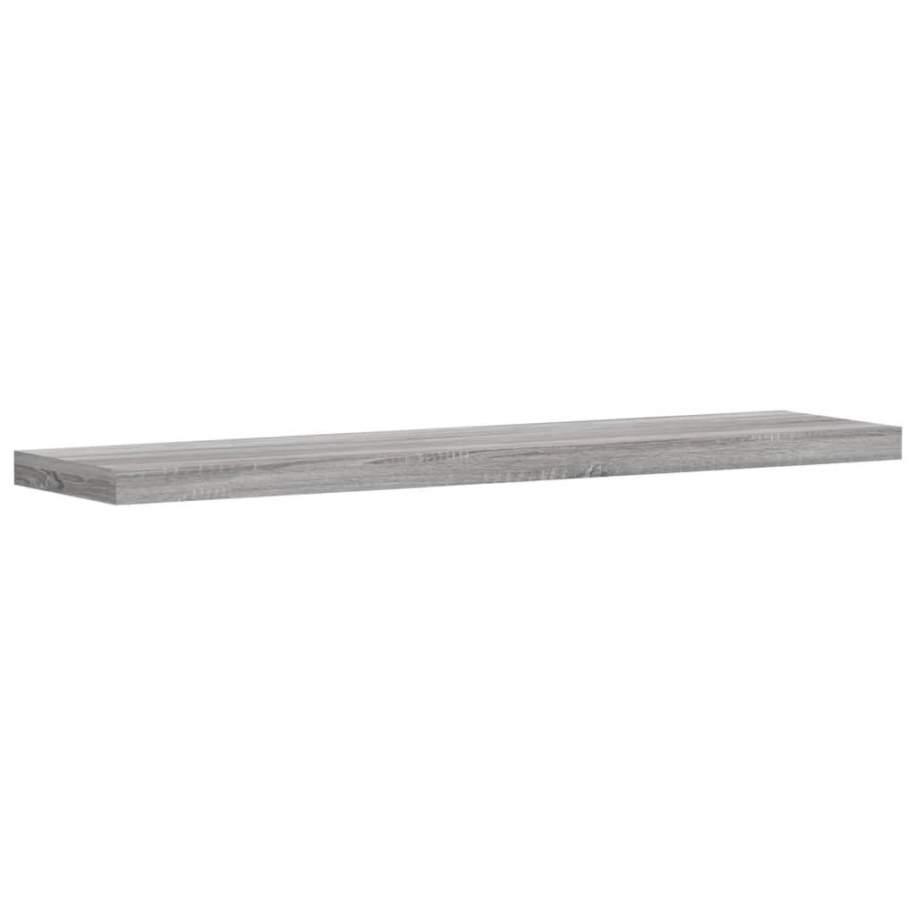 vidaXL Rafturi de perete, 4 buc., gri sonoma, 40x10x1,5 cm, lemn vidaXL Rafturi de perete, 4 buc., gri sonoma, 40x10x1,5 cm, lemn