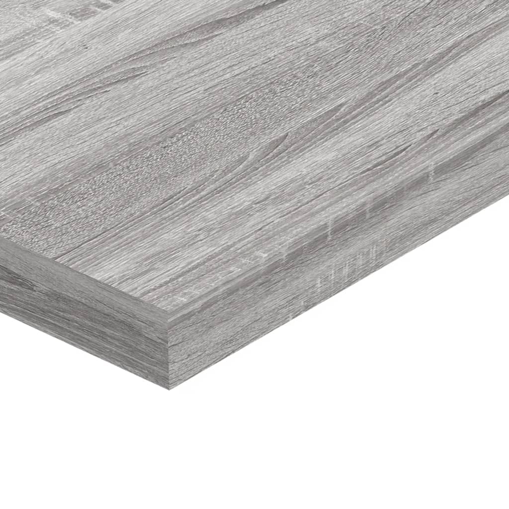 vidaXL Rafturi de perete, 4 buc., gri sonoma, 40x10x1,5 cm, lemn vidaXL Rafturi de perete, 4 buc., gri sonoma, 40x10x1,5 cm, lemn