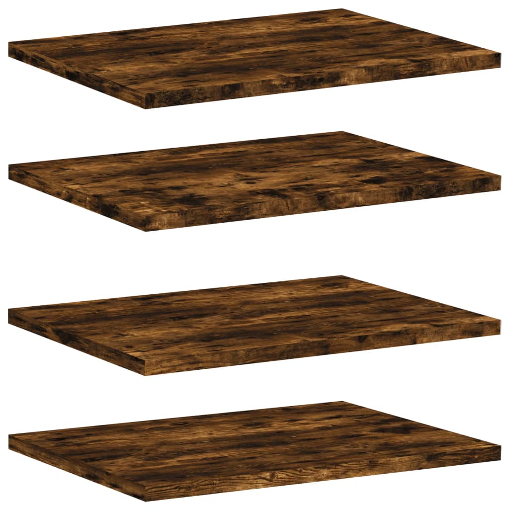 vidaXL Rafturi perete 4 buc. stejar fumuriu 40x30x1,5 cm lemn compozit vidaXL Rafturi perete 4 buc. stejar fumuriu 40x30x1,5 cm lemn compozit