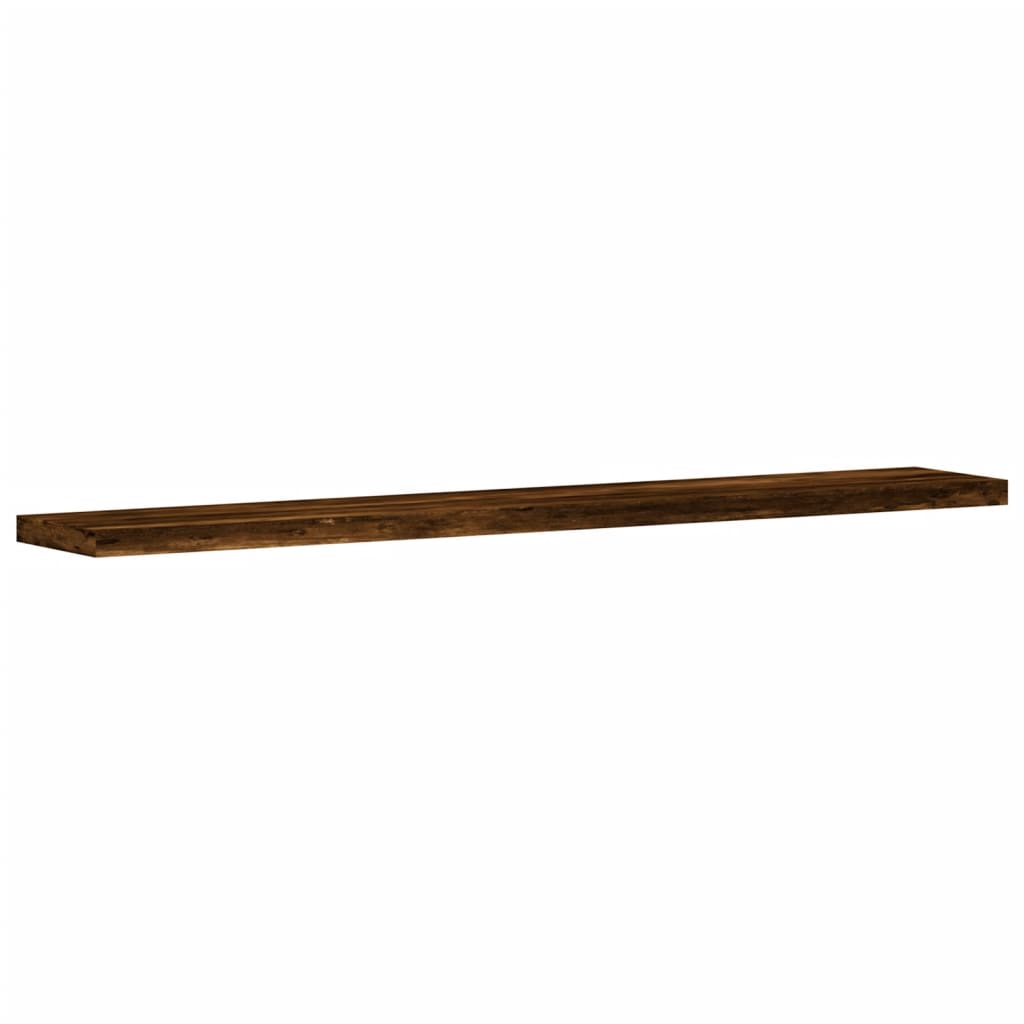 vidaXL Rafturi perete 4 buc. stejar fumuriu 60x10x1,5 cm lemn compozit vidaXL Rafturi perete 4 buc. stejar fumuriu 60x10x1,5 cm lemn compozit