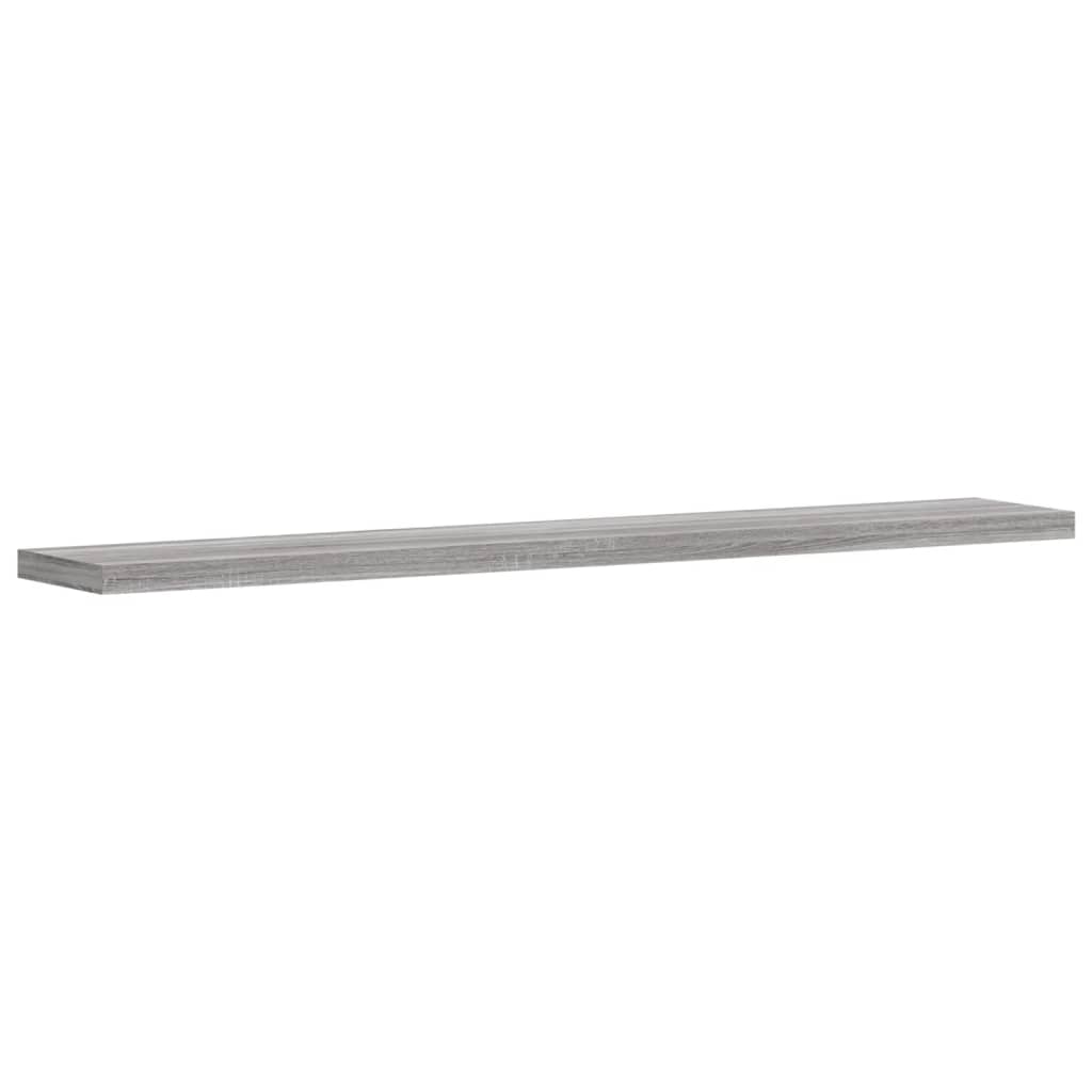 vidaXL Rafturi de perete, 4 buc., gri sonoma, 60x10x1,5 cm, lemn vidaXL Rafturi de perete, 4 buc., gri sonoma, 60x10x1,5 cm, lemn