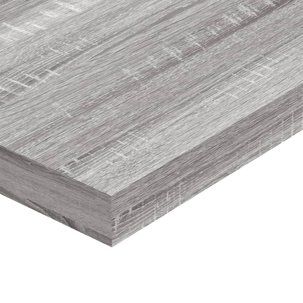 vidaXL Rafturi de perete, 4 buc., gri sonoma, 60x10x1,5 cm, lemn vidaXL Rafturi de perete, 4 buc., gri sonoma, 60x10x1,5 cm, lemn