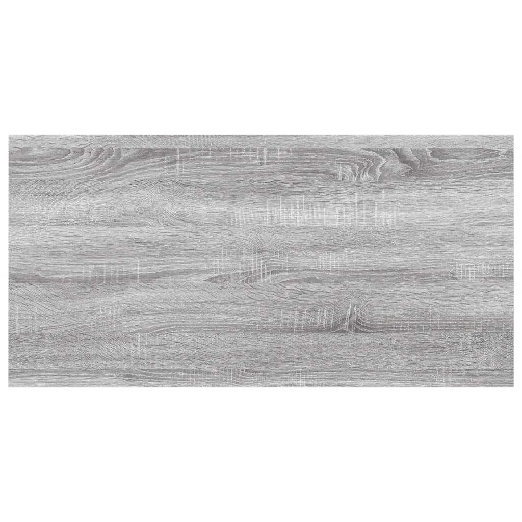 vidaXL Rafturi de perete, 4 buc., gri sonoma, 60x20x1,5 cm, lemn vidaXL Rafturi de perete, 4 buc., gri sonoma, 60x20x1,5 cm, lemn