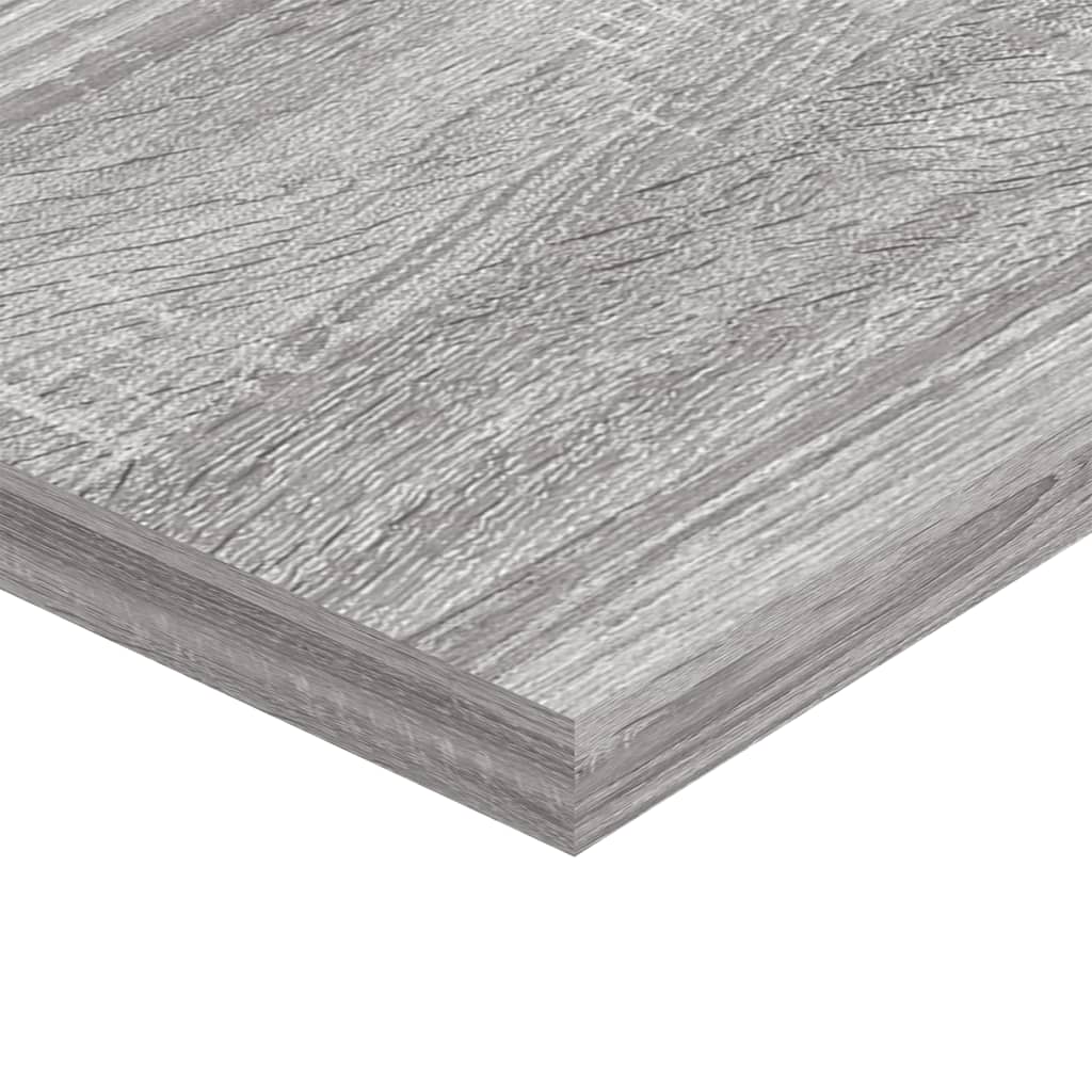 vidaXL Rafturi de perete, 4 buc., gri sonoma, 60x20x1,5 cm, lemn vidaXL Rafturi de perete, 4 buc., gri sonoma, 60x20x1,5 cm, lemn