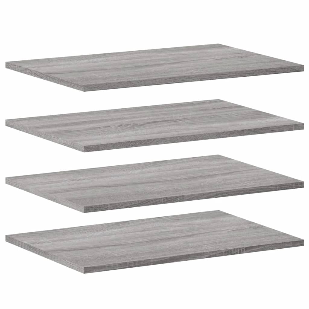 vidaXL Rafturi de perete, 4 buc., gri sonoma, 60x40x1,5 cm, lemn vidaXL Rafturi de perete, 4 buc., gri sonoma, 60x40x1,5 cm, lemn