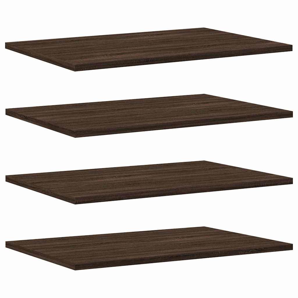 vidaXL Rafturi de perete, 4 buc., stejar maro, 60x40x1,5 cm, lemn vidaXL Rafturi de perete, 4 buc., stejar maro, 60x40x1,5 cm, lemn