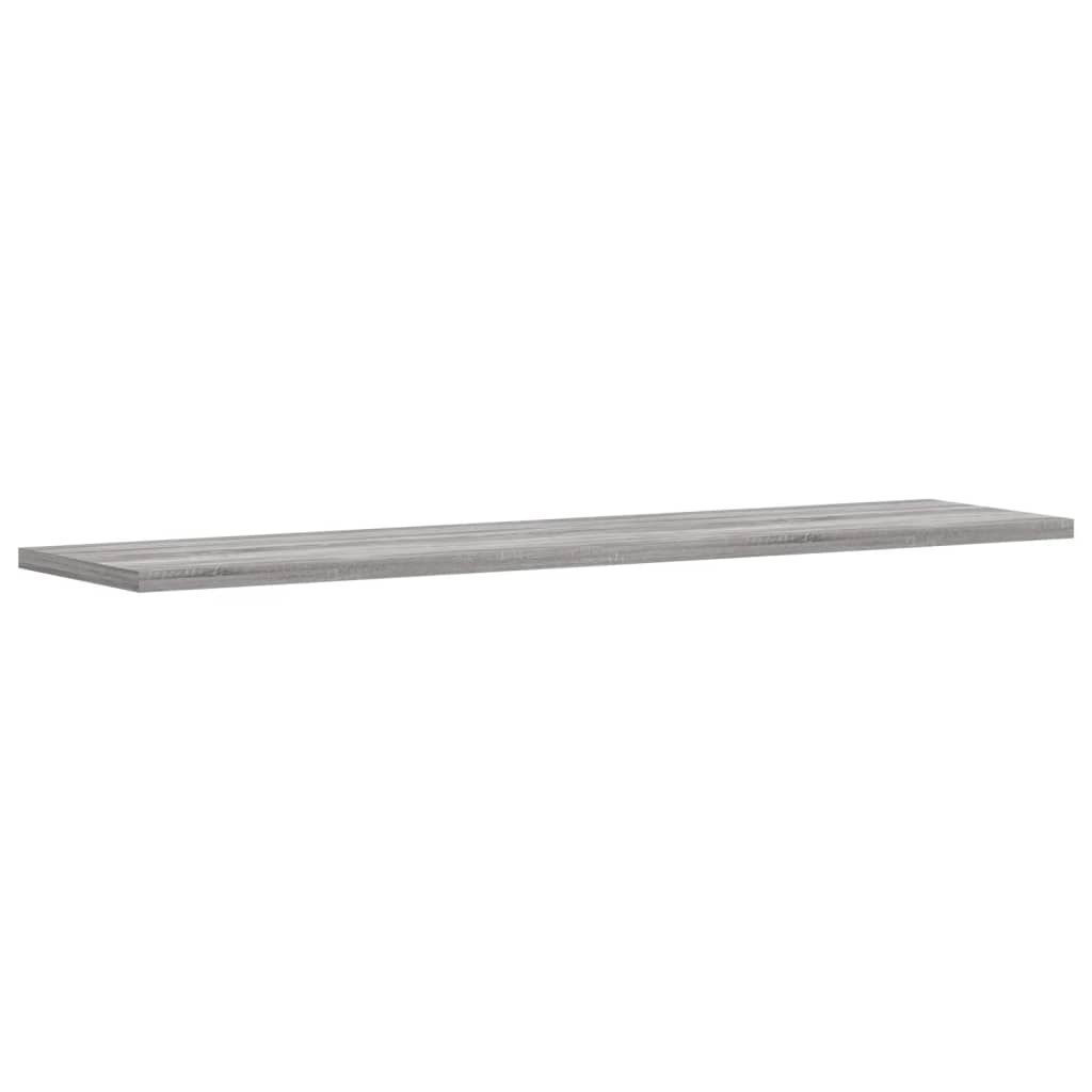 vidaXL Rafturi de perete, 4 buc., gri sonoma, 80x20x1,5 cm, lemn vidaXL Rafturi de perete, 4 buc., gri sonoma, 80x20x1,5 cm, lemn