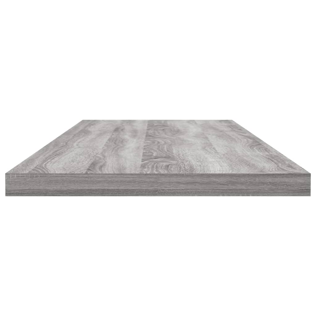 vidaXL Rafturi de perete, 4 buc., gri sonoma, 80x20x1,5 cm, lemn vidaXL Rafturi de perete, 4 buc., gri sonoma, 80x20x1,5 cm, lemn