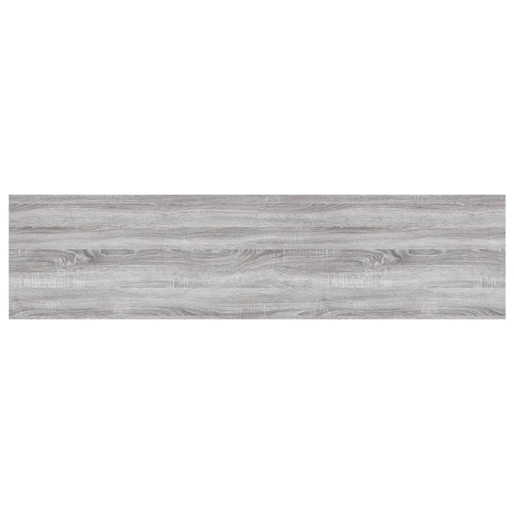 vidaXL Rafturi de perete, 4 buc., gri sonoma, 80x20x1,5 cm, lemn vidaXL Rafturi de perete, 4 buc., gri sonoma, 80x20x1,5 cm, lemn