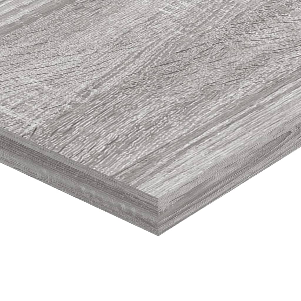 vidaXL Rafturi de perete, 4 buc., gri sonoma, 80x20x1,5 cm, lemn vidaXL Rafturi de perete, 4 buc., gri sonoma, 80x20x1,5 cm, lemn