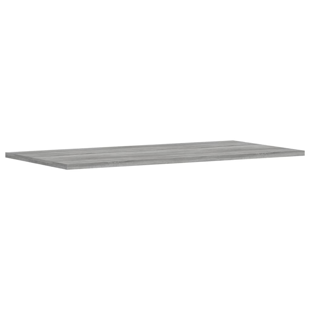 vidaXL Rafturi de perete, 4 buc., gri sonoma, 80x40x1,5 cm, lemn vidaXL Rafturi de perete, 4 buc., gri sonoma, 80x40x1,5 cm, lemn
