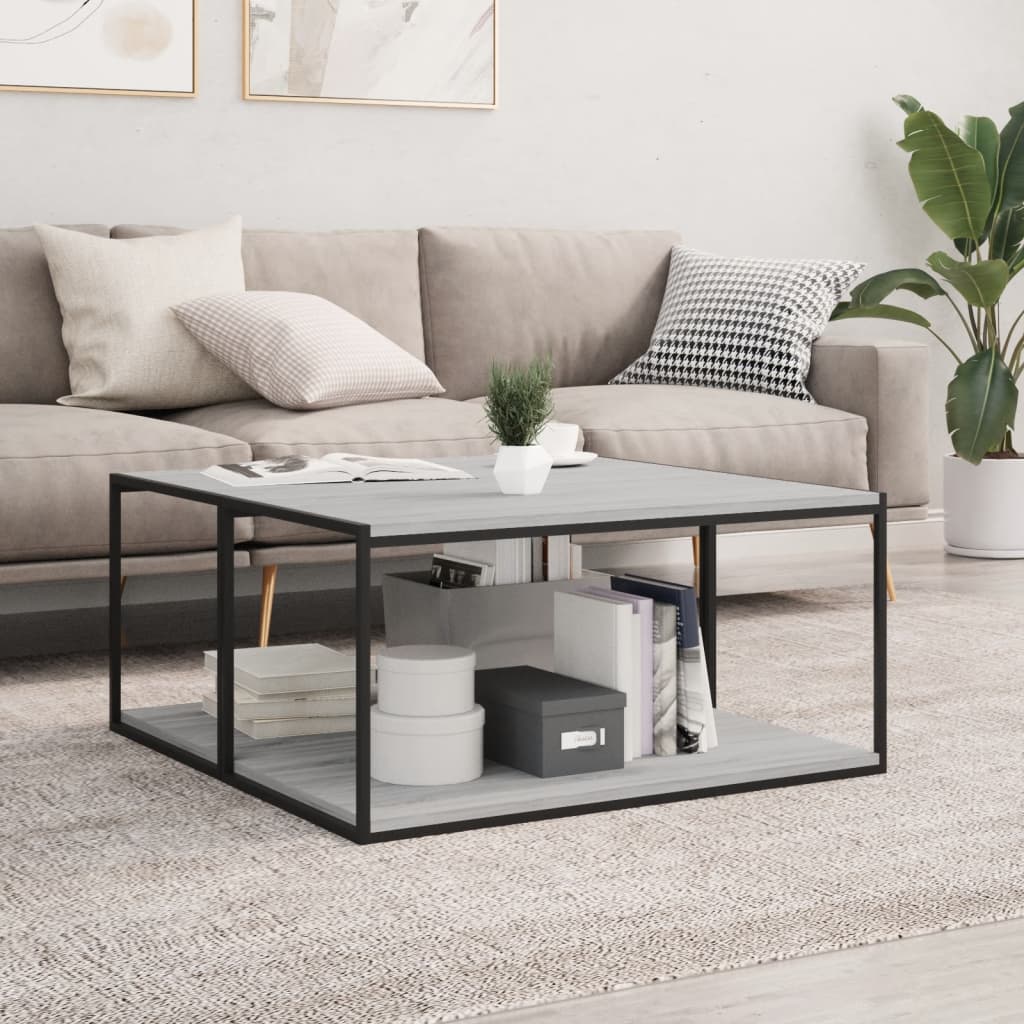 vidaXL Rafturi de perete, 4 buc., gri sonoma, 80x40x1,5 cm, lemn vidaXL Rafturi de perete, 4 buc., gri sonoma, 80x40x1,5 cm, lemn