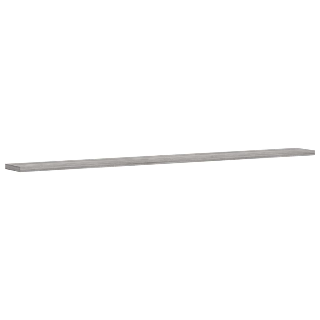 vidaXL Rafturi de perete, 4 buc., gri sonoma, 100x10x1,5 cm, lemn vidaXL Rafturi de perete, 4 buc., gri sonoma, 100x10x1,5 cm, lemn
