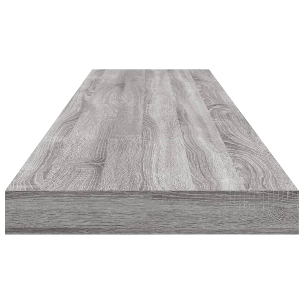 vidaXL Rafturi de perete, 4 buc., gri sonoma, 100x10x1,5 cm, lemn vidaXL Rafturi de perete, 4 buc., gri sonoma, 100x10x1,5 cm, lemn