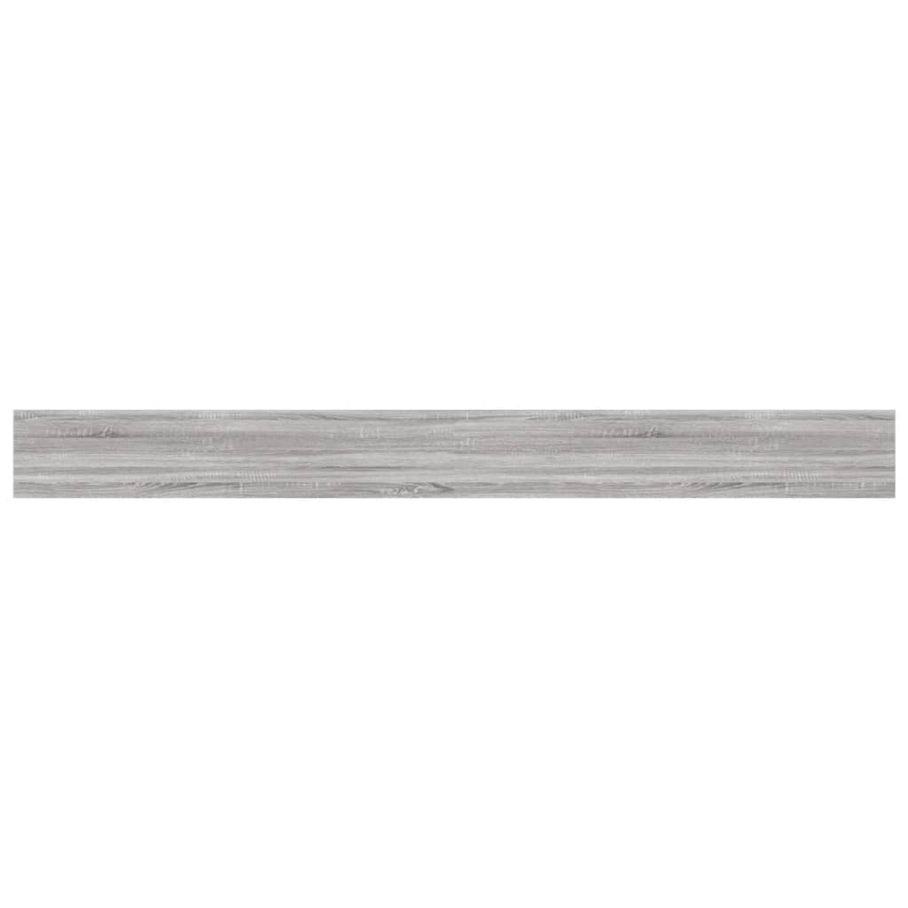 vidaXL Rafturi de perete, 4 buc., gri sonoma, 100x10x1,5 cm, lemn vidaXL Rafturi de perete, 4 buc., gri sonoma, 100x10x1,5 cm, lemn