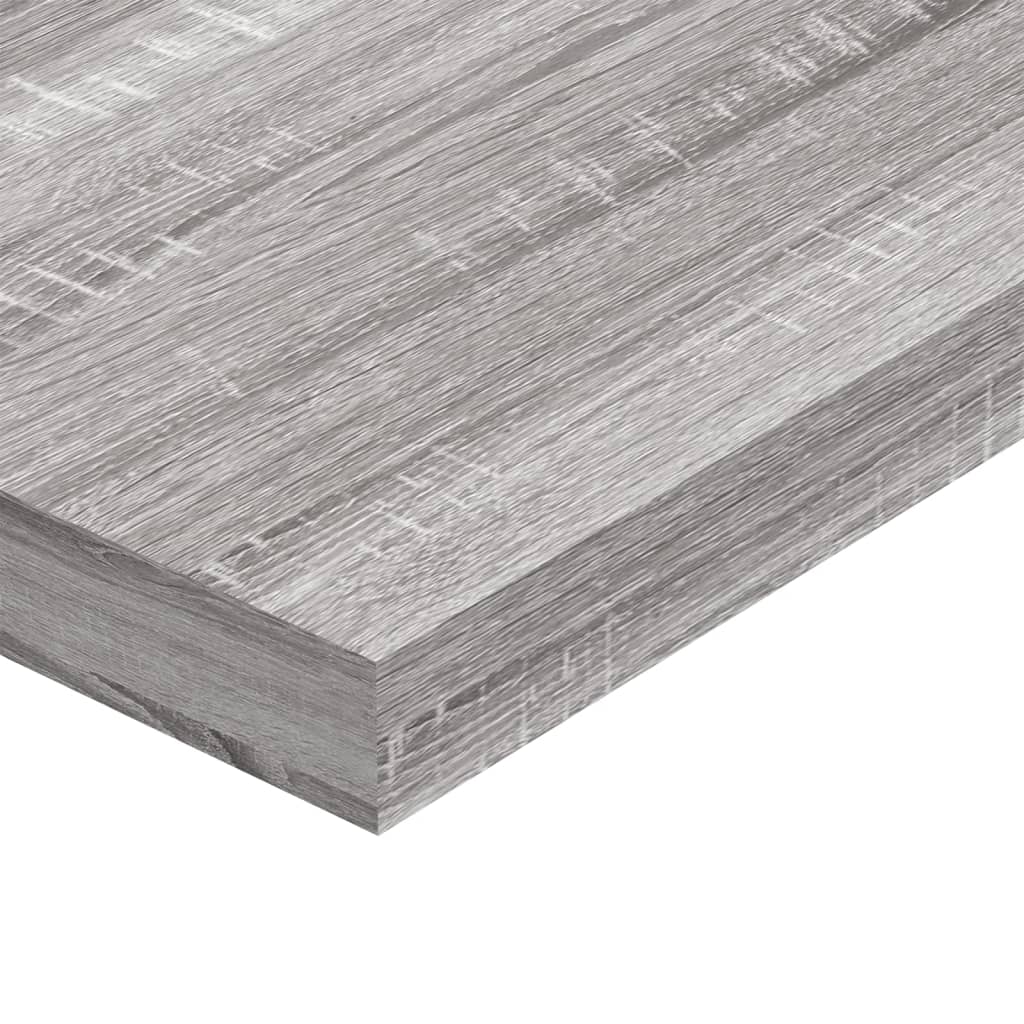 vidaXL Rafturi de perete, 4 buc., gri sonoma, 100x10x1,5 cm, lemn vidaXL Rafturi de perete, 4 buc., gri sonoma, 100x10x1,5 cm, lemn