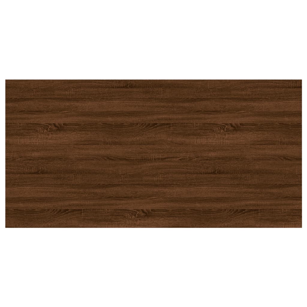 vidaXL Rafturi de perete, 4 buc., stejar maro, 100x50x1,5 cm, lemn vidaXL Rafturi de perete, 4 buc., stejar maro, 100x50x1,5 cm, lemn