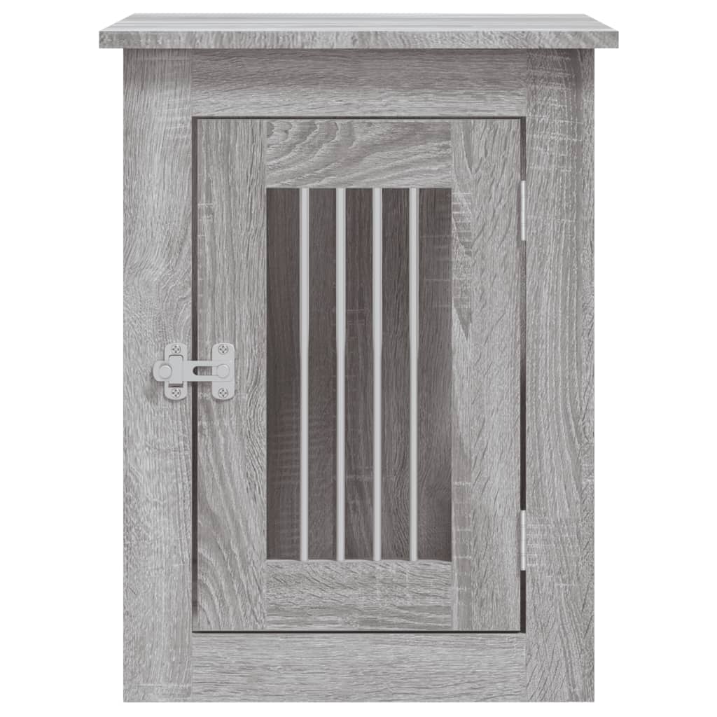 vidaXL Ladă pentru câini, gri sonoma, 45x62x59 cm, lemn prelucrat vidaXL Ladă pentru câini, gri sonoma, 45x62x59 cm, lemn prelucrat