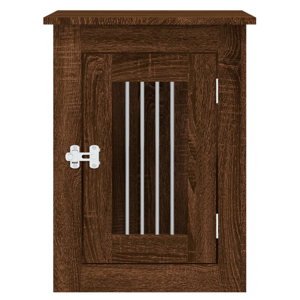 vidaXL Ladă pentru câini, stejar maro, 45x62x59 cm, lemn prelucrat vidaXL Ladă pentru câini, stejar maro, 45x62x59 cm, lemn prelucrat