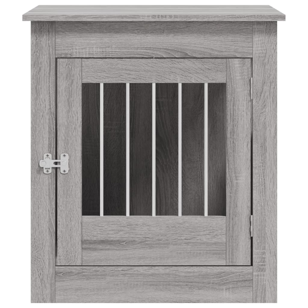 vidaXL Ladă pentru câini, gri sonoma, 64,5x80x71 cm, lemn compozit vidaXL Ladă pentru câini, gri sonoma, 64,5x80x71 cm, lemn compozit