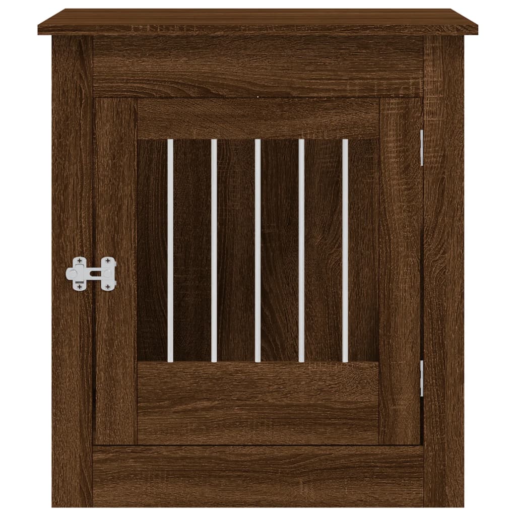 vidaXL Ladă pentru câini, stejar maro, 64,5x80x71 cm, lemn compozit