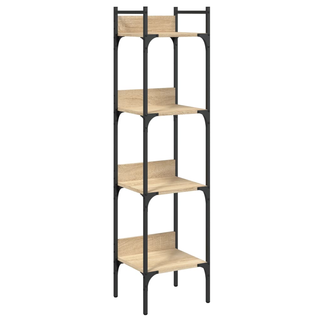 vidaXL Bibliotecă 4 niveluri, stejar sonoma, 35x30x138,5 cm vidaXL Bibliotecă 4 niveluri, stejar sonoma, 35x30x138,5 cm