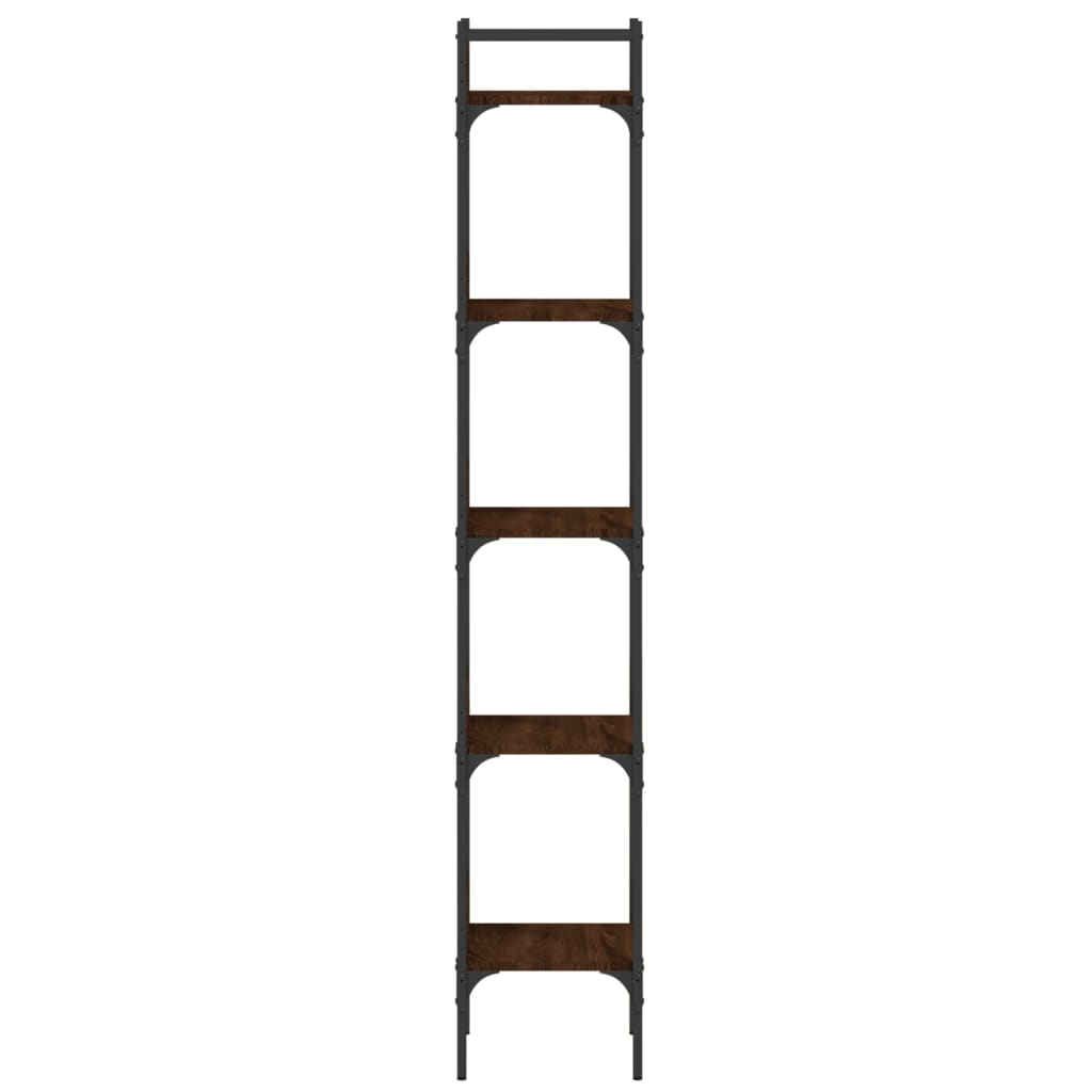 vidaXL Bibliotecă 5 niveluri, stejar maro 35x30x174 cm, lemn prelucrat vidaXL Bibliotecă 5 niveluri, stejar maro 35x30x174 cm, lemn prelucrat
