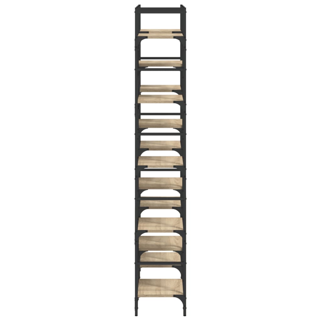 vidaXL Bibliotecă, stejar sonoma, 127,5x28,5x172,5 cm, lemn prelucrat vidaXL Bibliotecă, stejar sonoma, 127,5x28,5x172,5 cm, lemn prelucrat