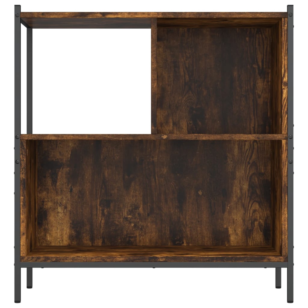 vidaXL Bibliotecă, stejar fumuriu, 72x28x77,5 cm, lemn prelucrat vidaXL Bibliotecă, stejar fumuriu, 72x28x77,5 cm, lemn prelucrat