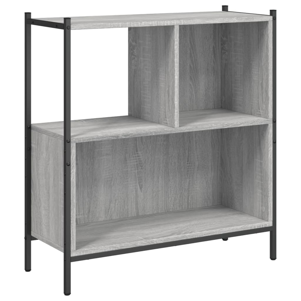 vidaXL Bibliotecă, gri sonoma, 72x28x77,5 cm, lemn prelucrat vidaXL Bibliotecă, gri sonoma, 72x28x77,5 cm, lemn prelucrat