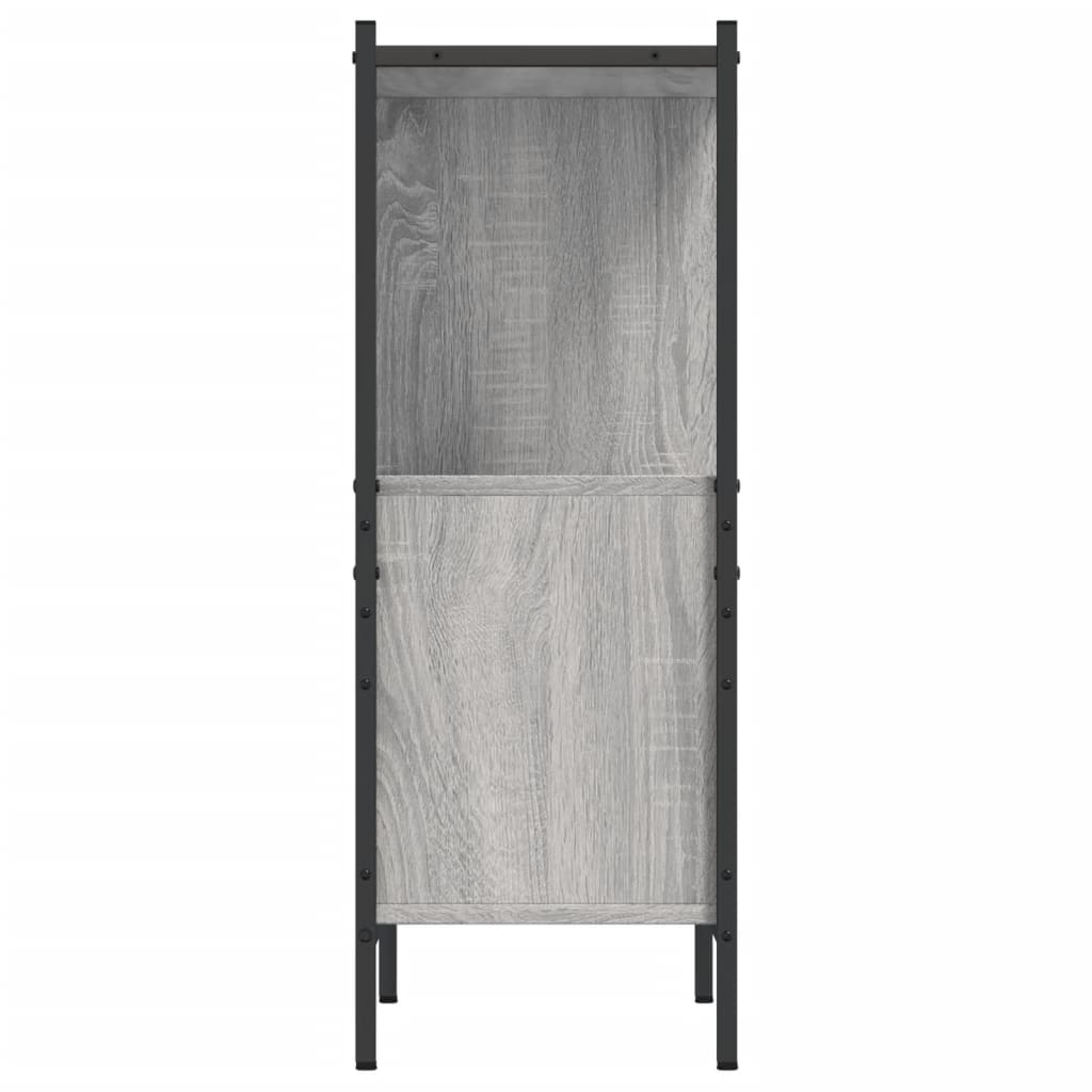 vidaXL Bibliotecă, gri sonoma, 72x28x77,5 cm, lemn prelucrat vidaXL Bibliotecă, gri sonoma, 72x28x77,5 cm, lemn prelucrat