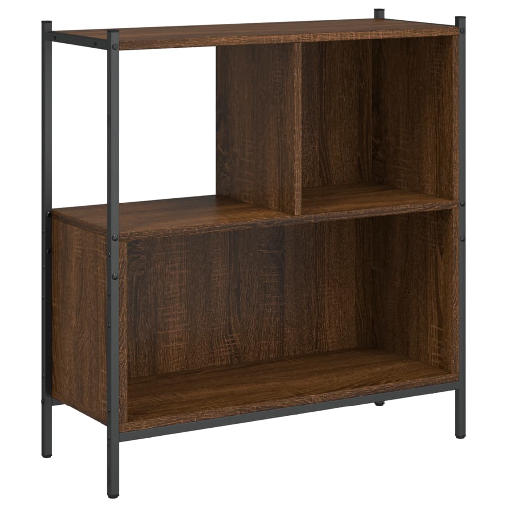 vidaXL Bibliotecă, stejar maro, 72x28x77,5 cm, lemn prelucrat vidaXL Bibliotecă, stejar maro, 72x28x77,5 cm, lemn prelucrat