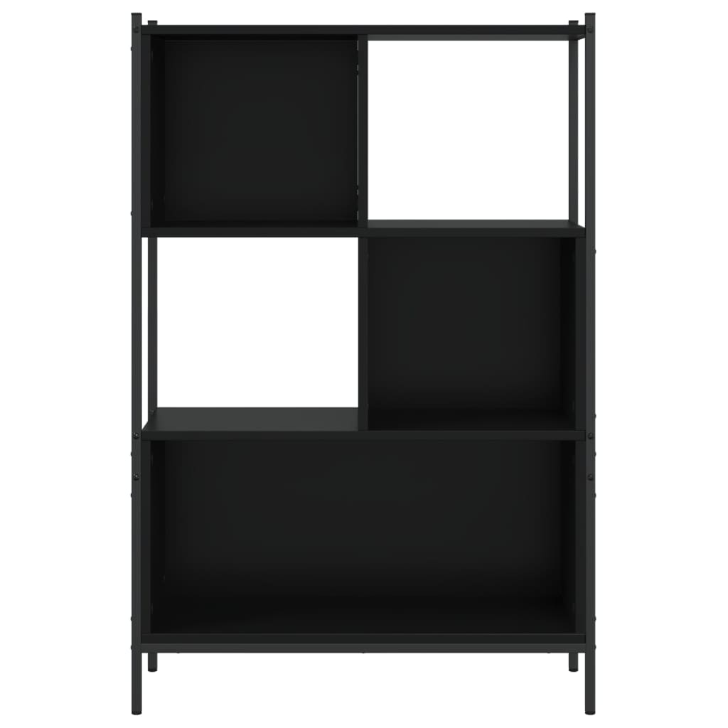 vidaXL Bibliotecă, negru, 72x28x109 cm, lemn prelucrat vidaXL Bibliotecă, negru, 72x28x109 cm, lemn prelucrat