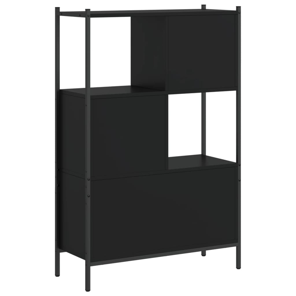 vidaXL Bibliotecă, negru, 72x28x109 cm, lemn prelucrat vidaXL Bibliotecă, negru, 72x28x109 cm, lemn prelucrat