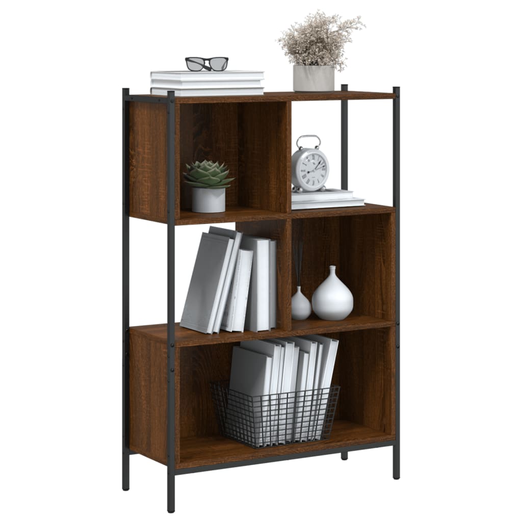 vidaXL Bibliotecă, stejar maro, 72x28x109 cm, lemn prelucrat vidaXL Bibliotecă, stejar maro, 72x28x109 cm, lemn prelucrat