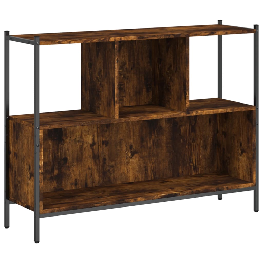 vidaXL Bibliotecă, stejar fumuriu, 102x28x77,5 cm, lemn prelucrat vidaXL Bibliotecă, stejar fumuriu, 102x28x77,5 cm, lemn prelucrat