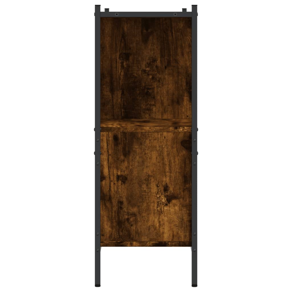 vidaXL Bibliotecă, stejar fumuriu, 102x28x77,5 cm, lemn prelucrat vidaXL Bibliotecă, stejar fumuriu, 102x28x77,5 cm, lemn prelucrat