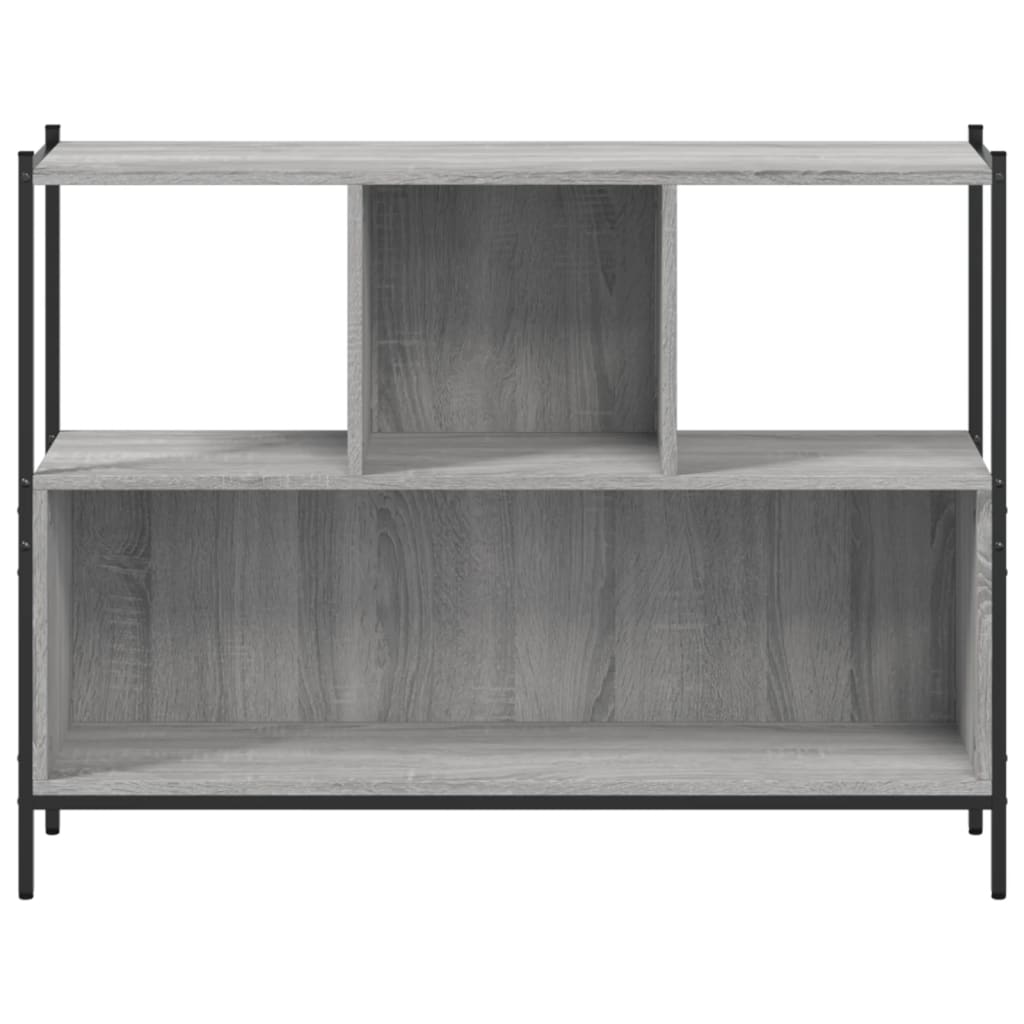vidaXL Bibliotecă, gri sonoma, 102x28x77,5 cm, lemn prelucrat vidaXL Bibliotecă, gri sonoma, 102x28x77,5 cm, lemn prelucrat