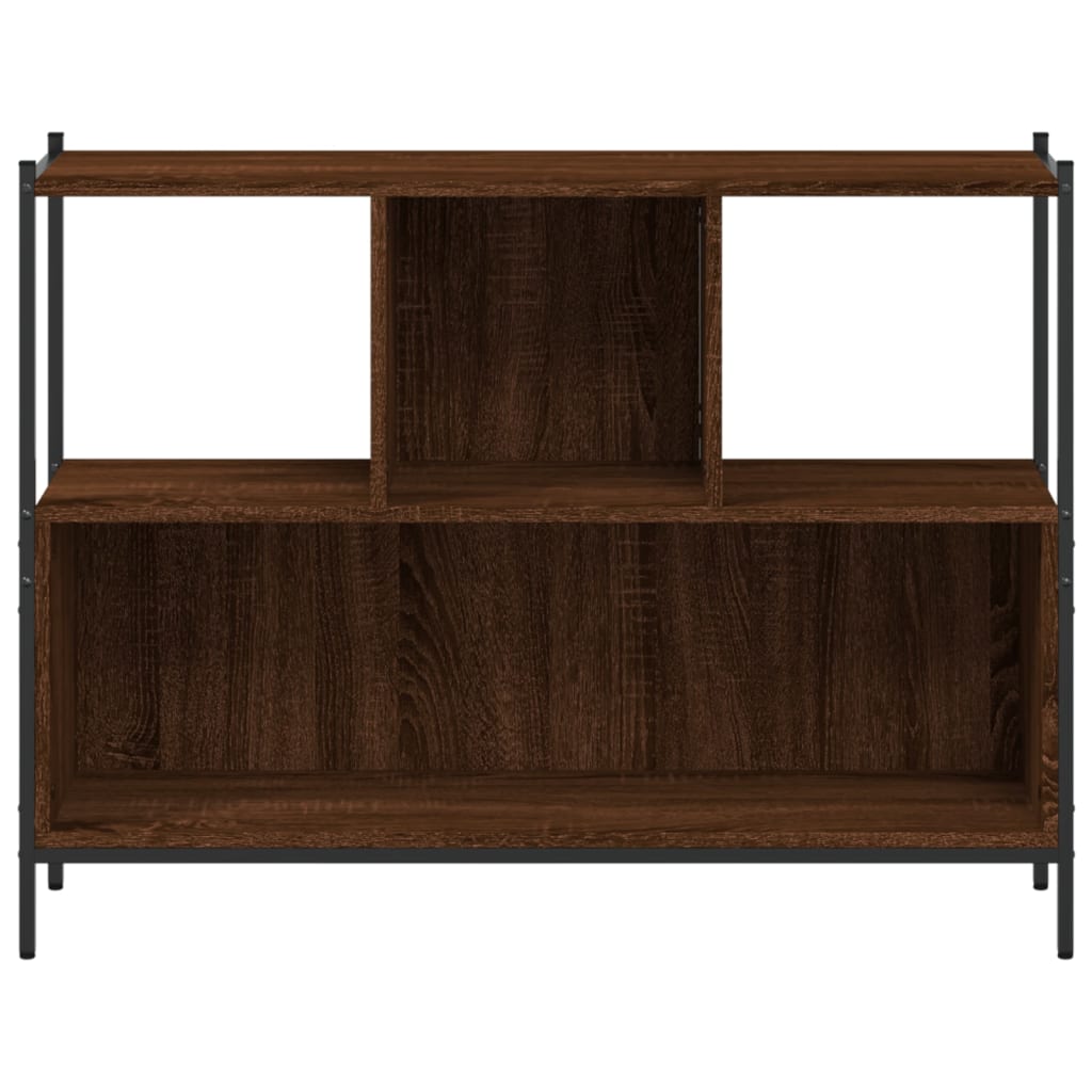 vidaXL Bibliotecă, stejar maro, 102x28x77,5 cm, lemn prelucrat