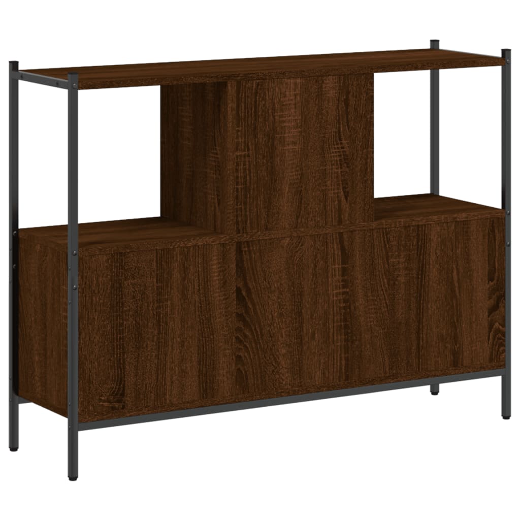 vidaXL Bibliotecă, stejar maro, 102x28x77,5 cm, lemn prelucrat