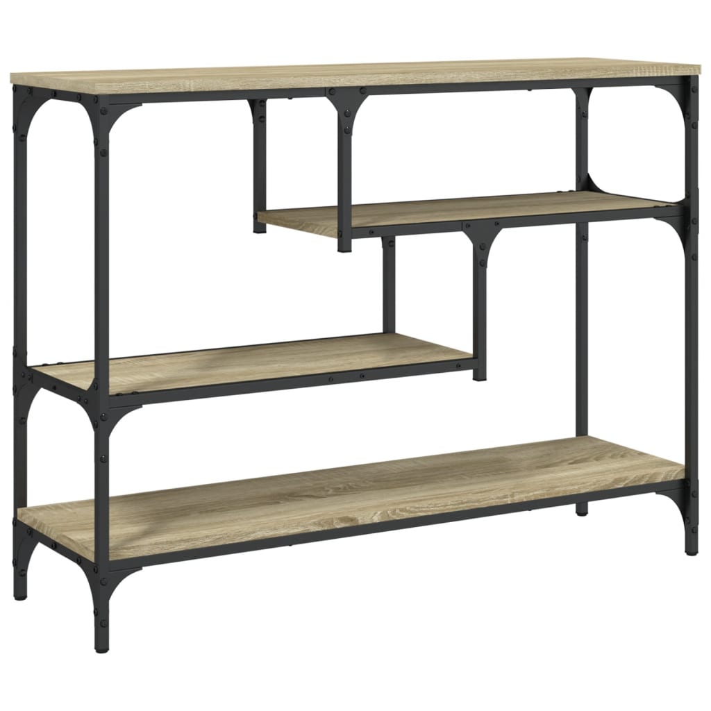 vidaXL Măsuță consolă, stejar sonoma, 100x30x75 cm, lemn prelucrat vidaXL Măsuță consolă, stejar sonoma, 100x30x75 cm, lemn prelucrat